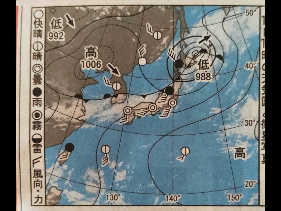 天気記号と物思い